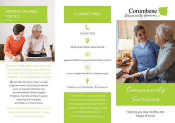 Community Services Brochure image