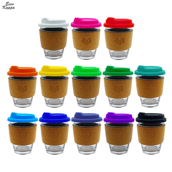 Carlo Glass Coffee Cup – Cork image