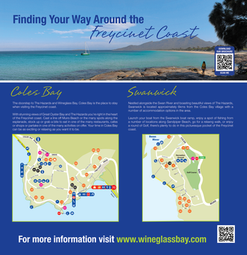 Freycinet - Tasman Hwy / Coles Bay Rd (Find Your Way) Corflute image