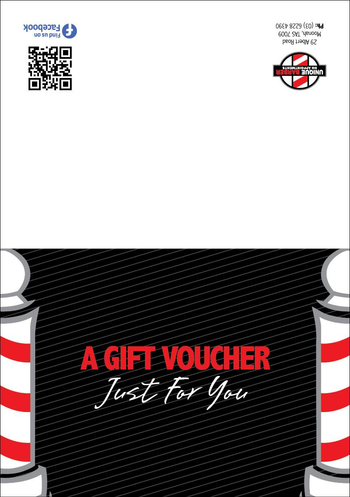 Unique Barber Gift Vouchers image