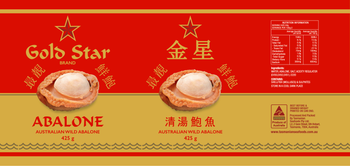 Gold Star - General - Abalone Label image