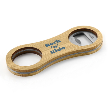 Intox Bamboo Bottle Opener Key Ring image
