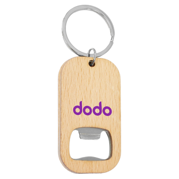 Bamboo Bar Bottle Opener Key Ring image