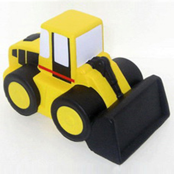 Cartoon Bulldozer Shape Stress Reliever image