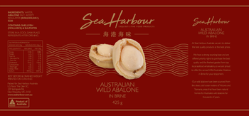 Sea Harbour - Abalone Label image