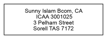 Sunny Islam - Self-Inking Stamp image