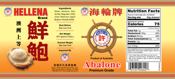 Helena Brand - Abalone Label image