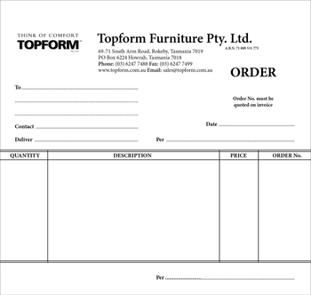 Topform - Purchase Order Books image