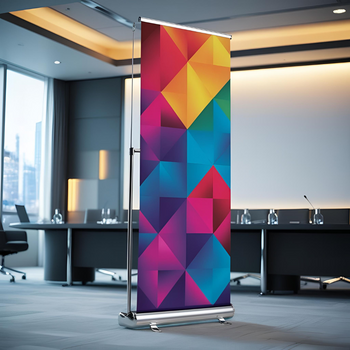 Standard Pull Up Banner + Silver Base image