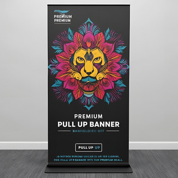 Premium Pull Up Banner + Black Base image