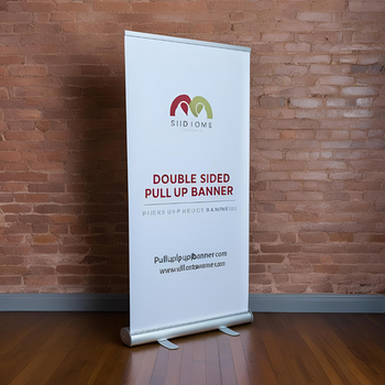Twin Pull Up Banner + Silver Base image