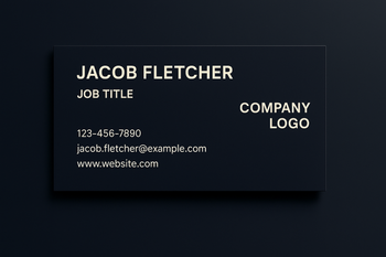 FD Business Card - 360gsm artboard with Matt Cello 1 side image