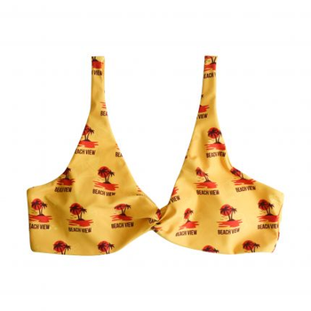 Women’s Polyester Spandex Sublimated Bikini top image