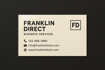 FD Business Card - 350gsm cast coated artboard with Gloss cello 1 side image