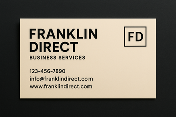 FD Business Card - 350gsm cast coated artboard with Matt cello 1 side image
