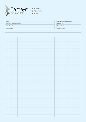 A4 Work Pads - Blue image