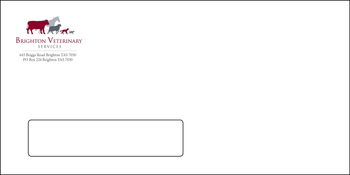 DL Windowface Envelopes - Brighton Vet image