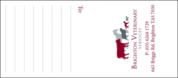 Stickers for Kraft Bags - Brighton Vet image