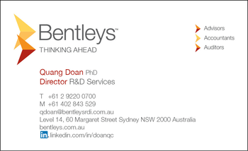 Bentleys R&D - Quang Doan - NSW image