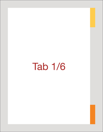 Tab Dividers - Tab 1/6 - WA image
