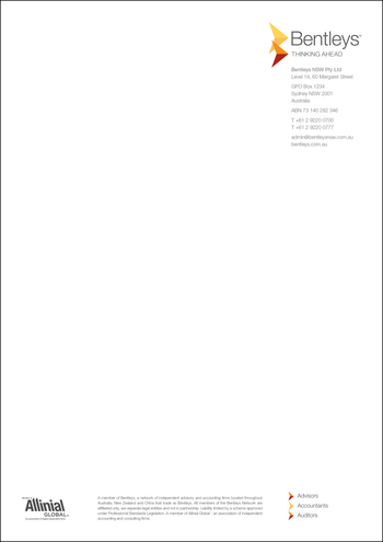A4 Letterheads - NSW image