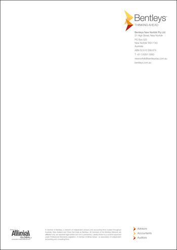 A4 Letterheads - New Norfolk image