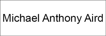 Michael Anthony Aird- Self-Inking Stamp image