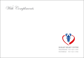 With Compliments Slips - Hobart Heart Centre image