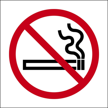 Large No Smoking Sticker image