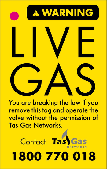 Live Gas Tag image