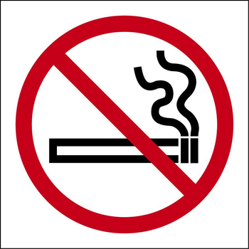 Small No Smoking Sticker image
