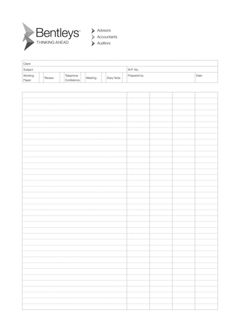 A4 Work Pads White - NSW image