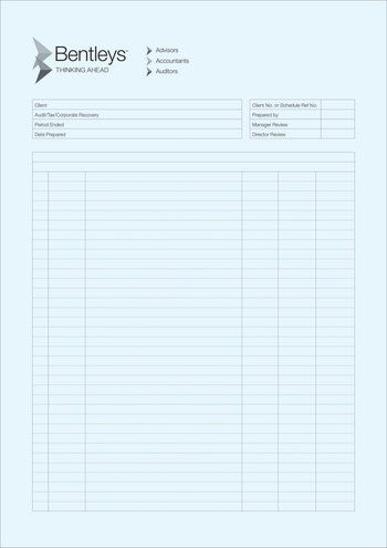 A4 Work Pads Blue - QLD image