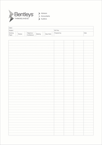 A4 Work Pads White - QLD image